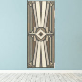 Neutraal deco-panel II Canvas Afdruk (Insitu (Houten vloer))