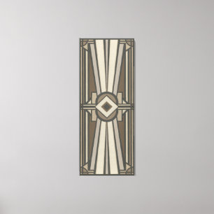 Neutraal deco-panel II Canvas Afdruk