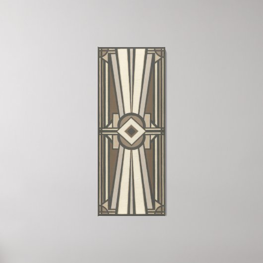 Neutraal deco-panel II Canvas Afdruk (Voorkant)