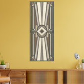 Neutraal deco-panel II Canvas Afdruk (Insitu (Woonkamer))