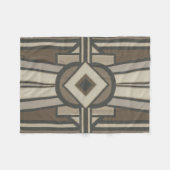 Neutraal deco-panel II Fleece Deken (Voorkant (Horizontaal))