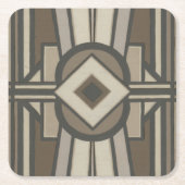 Neutraal deco-panel II Kartonnen Onderzetters (Voorkant)