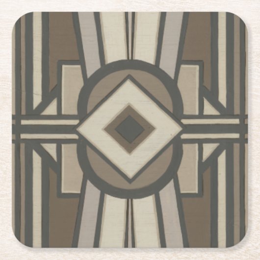 Neutraal deco-panel II Kartonnen Onderzetters (Voorkant)