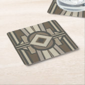 Neutraal deco-panel II Kartonnen Onderzetters (Schuin)