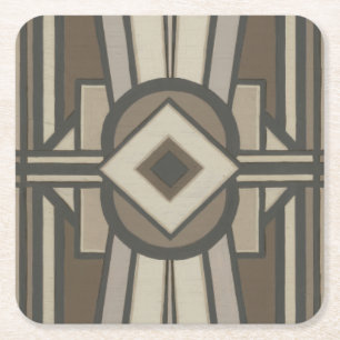 Neutraal deco-panel II Kartonnen Onderzetters