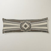 Neutraal deco-panel II Lichaamskussen (Achterkant)