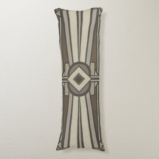 Neutraal deco-panel II Lichaamskussen (Voorkant Verticaal)