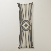 Neutraal deco-panel II Lichaamskussen (Achterkant (Verticaal))