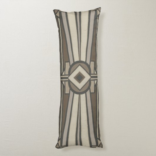 Neutraal deco-panel II Lichaamskussen (Achterkant (Verticaal))