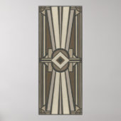 Neutraal deco-panel II Poster (Voorkant)