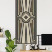 Neutraal deco-panel II Poster (Thuiskantoor)