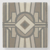 Neutraal deco-panel II Stenen Onderzetter (Voorkant)