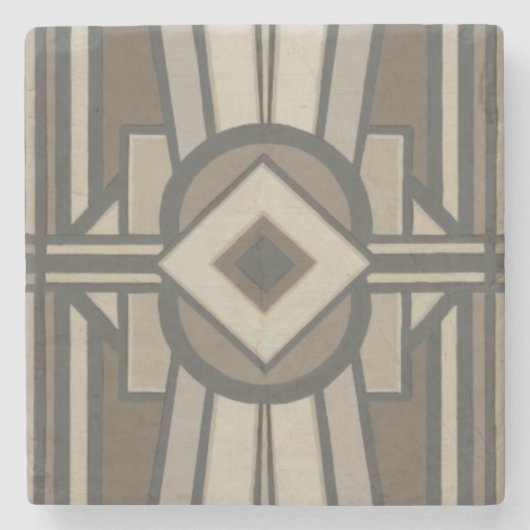 Neutraal deco-panel II Stenen Onderzetter (Voorkant)