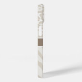 Neutraal dierenprint monogram Case-Mate iPhone case (Achterkant / Rechts)