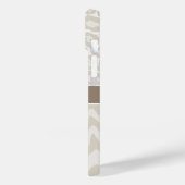 Neutraal dierenprint monogram Case-Mate iPhone case (Achterkant / Links)