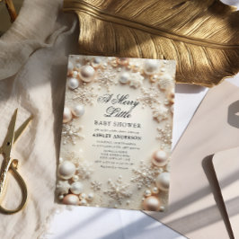 Neutraal een leuk babyfeestje kaart