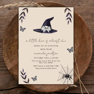 Neutraal een Little Boo Witch Pet Baby shower Kaart