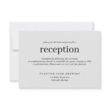 Neutraal eenvoudig type bruiloft receptie