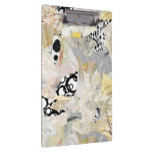 Neutraal Elegant Abstract Collageontwerp Klembord (Rechts)