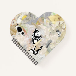 Neutraal Elegant Abstract Collageontwerp Notitieboek