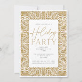 Neutraal Elegant Arts & Crafts Style Vakantiefeest Kaart (Voorkant)