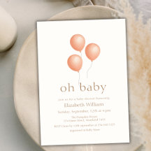 Neutraal Elegant Boho Balloon Baby shower