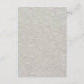 Neutraal Elegant Wedding QR Details Informatiekaartje (Achterkant)