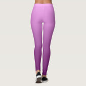 Neutraal en effen gradiënt roze leggings (Achterkant)