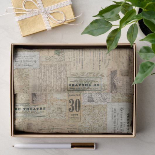 Neutraal  Ephemera-tissuepapier Tissuepapier (Geschenk)