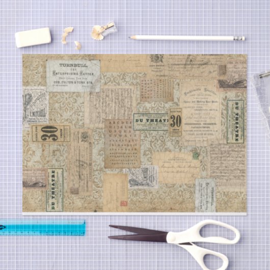 Neutraal  Ephemera-tissuepapier Tissuepapier (Craft)