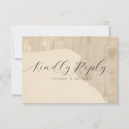 Neutraal estheticum RSVP kaartje