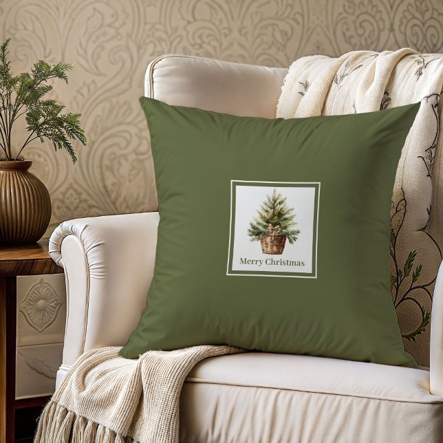 Neutraal familie kussen Kerstcadeau-idee (Neutral Family Pillow Christmas Gift Idea)