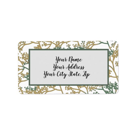 Neutraal Folia-design Etiket (Voorkant)
