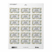 Neutraal Folia-design Etiket (Full Sheet)