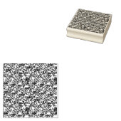 Neutraal gebladerte rubberstempel (Gestempeld)