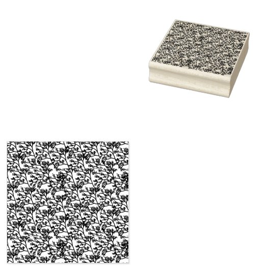 Neutraal gebladerte rubberstempel (Gestempeld)