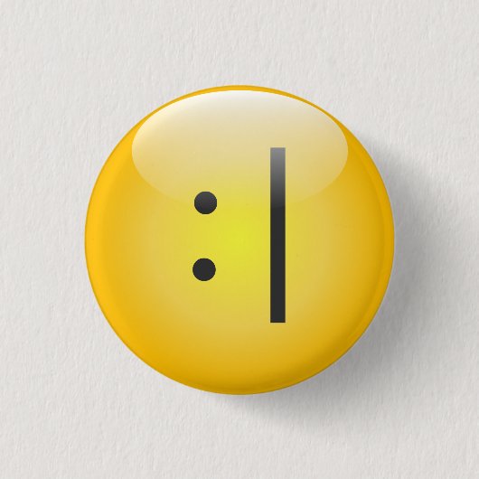 Neutraal/Geen opmerkingen Tekst Button (Voorkant)