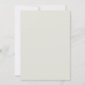 Neutraal geruit bier & BBQ bruiloft uitnodiging (Achterkant)