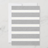 Neutraal Geslacht Baby Sprinkle invite, geel grijs Kaart (Achterkant)