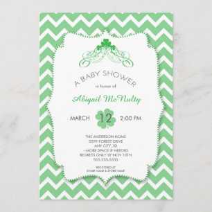Neutraal geslacht St Patrick's Day Baby shower Kaart