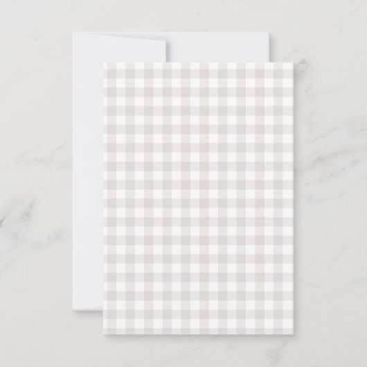 Neutraal golf bedankkaart (Achterkant)