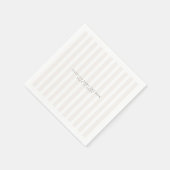 Neutraal golfkar baby shower servet (Hoek)