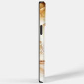 Neutraal goud- en beige marmer-inkpatroon Case-Mate iPhone case (Achterkant / Rechts)