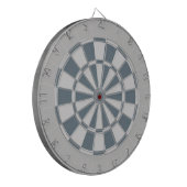 Neutraal grijs dartbord (Voorkant Links)