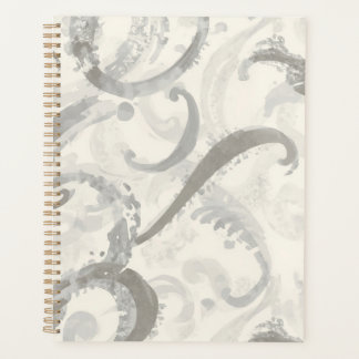 Neutraal grijs en wit abstract planner