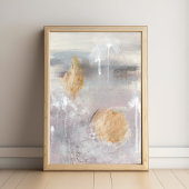 Neutraal grijs modern minimalistisch abstract kuns poster