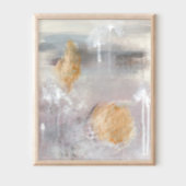 Neutraal grijs modern minimalistisch abstract kuns poster