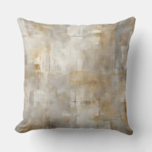 Neutraal grijs wit goud abstract boerderij plaid