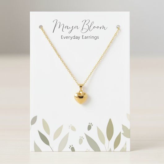 Neutraal groen gebladerte voetstappen Art Visitekaartje