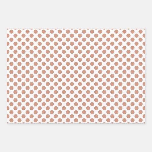 Neutraal Happy Face Stripes en Polka Dot Inpakpapier Vel (Voorkant 3)